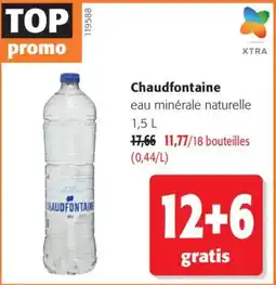 Colruyt Chaudfontaine eau minérale naturelle offre