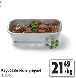 Colruyt Ragoût de biche préparé offre