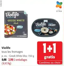 Colruyt Violife tous les fromages offre