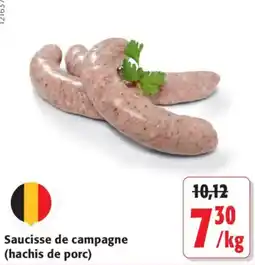 Colruyt Saucisse de campagne offre