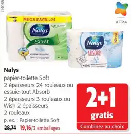 Colruyt Nalys papier-toilette Soft offre