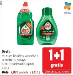 Colruyt Dreft tous les liquides vaisselle à la main ou sprays offre