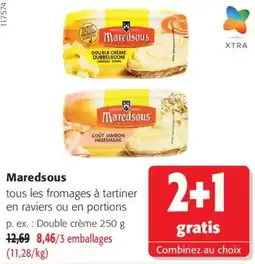 Colruyt Maredsous fromages à tartiner offre