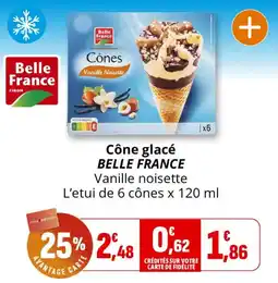 Coccinelle Express Belle France Cônes Vanille Noisette offre