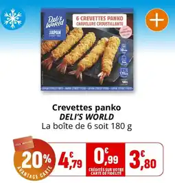 Coccinelle Express DELI'S WORLD Crevettes panko offre