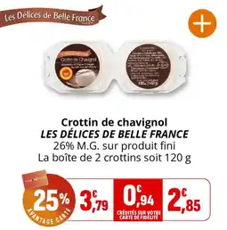 Coccinelle Express Les Délices de Belle France Crottin de chavignol offre