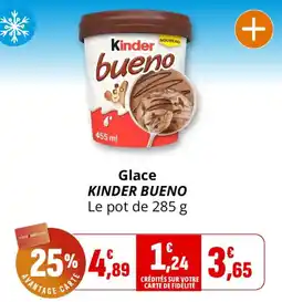 Coccinelle Express Kinder Glace BUENO offre