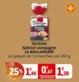 Coccinelle Express LA BOULANGÈRE Tartines offre