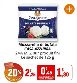Coccinelle Express CASA AZZURRA Mozzarella di bufala offre