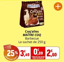 Coccinelle Express MAÎTRE COQ Coq'ailes offre