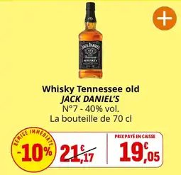 Coccinelle Express JACK DANIEL'S Whisky Tennessee old offre