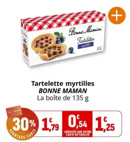 Coccinelle Express BONNE MAMAN Tartelette myrtilles offre