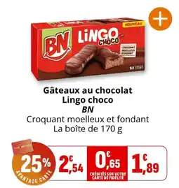 Coccinelle Express BN Gâteaux au chocolat Lingo choco offre
