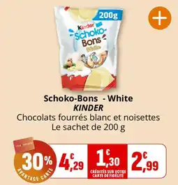 Coccinelle Express KINDER Schoko-Bons - White offre