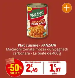 Coccinelle Express PANZANI Macaroni tomate mozza offre