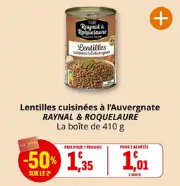 Coccinelle Express RAYNAL & ROQUELAURE Lentilles offre