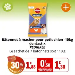 Coccinelle Express Pedigree dentastix offre