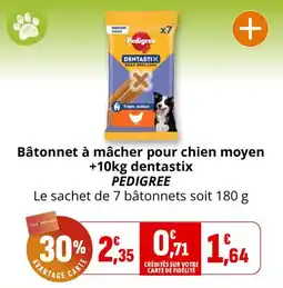 Coccinelle Express PEDIGREE Bâtonnet à mâcher pour chien moyen offre