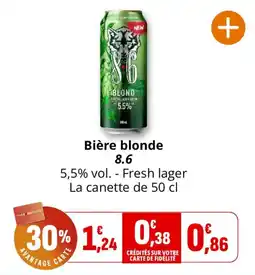 Coccinelle Express 8.6 Bière blonde offre