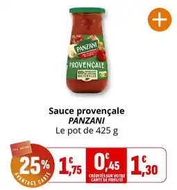 Coccimarket PANZANI Sauce provençale offre