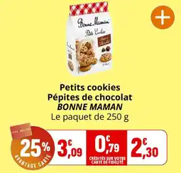Coccimarket BONNE MAMAN Petits cookies offre