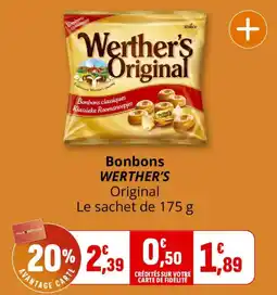 Coccimarket Werther's Original Bonbons offre
