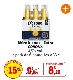 Coccimarket Corona Bière blonde - Extra offre