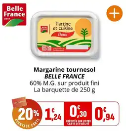 Coccimarket Belle France Margarine tournesol offre