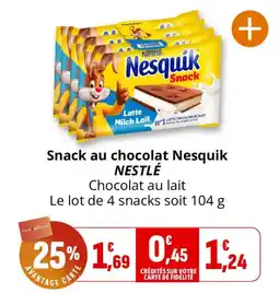 Coccimarket Nesquik Snack offre
