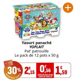 Coccimarket YOPLAIT Yaourt panaché offre