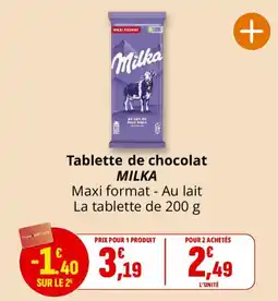 Coccimarket Milka Tablette de chocolat offre