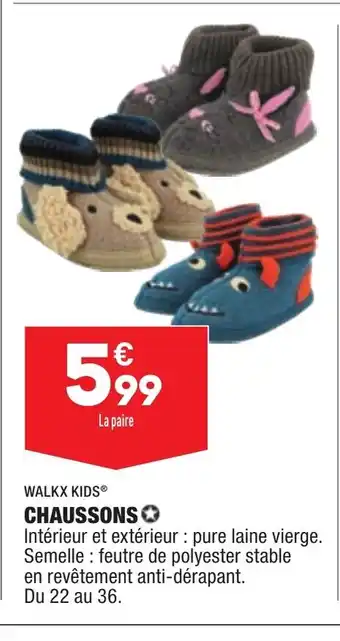 ALDI Chaussons offre