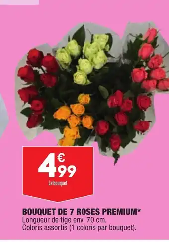ALDI Bouquet de 7 Roses Premium offre