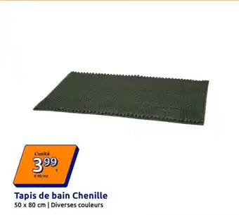 Tapis de bain Chenille