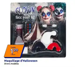 Action CLOWN face paint kit offre