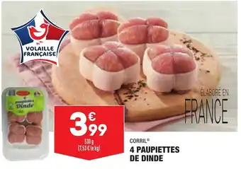 ALDI 4 Paupiettes de Dinde offre