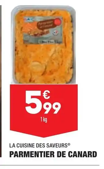 ALDI Parmentier de Canard offre