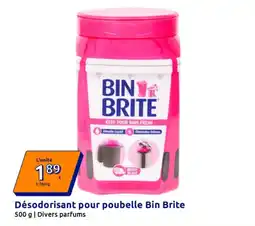 Action Bin Brite Désodorisant pour poubelle offre
