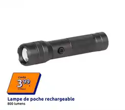 Action Lampe de poche rechargeable offre