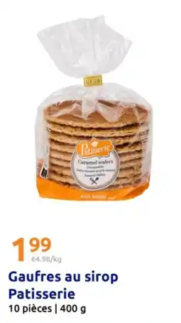 Action Patisserie Gaufres au sirop offre