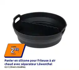 Action Löwenthal Panier en silicone pour friteuse à air chaud avec séparateur offre