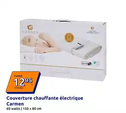 Action Carmen Couverture chauffante électrique offre