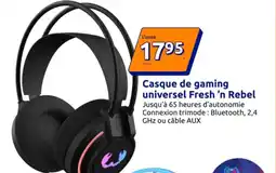 Action Fresh 'n Rebel Casque de gaming universel offre