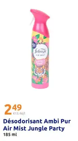 Action Febreze Air Mist Jungle Party offre