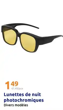 Action Lunettes de nuit photochromiques offre