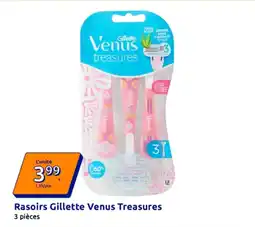 Action Gillette Rasoirs Venus Treasures offre