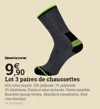 WORKSTONE chaussettes