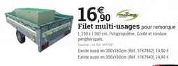 Espace emeraude TRAILERS Filet multi-usages offre