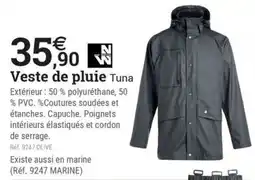Espace emeraude N W Veste de pluie Tuna offre
