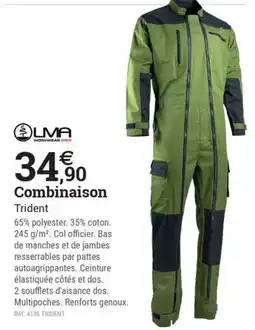 Espace emeraude LMA Combinaison Trident offre